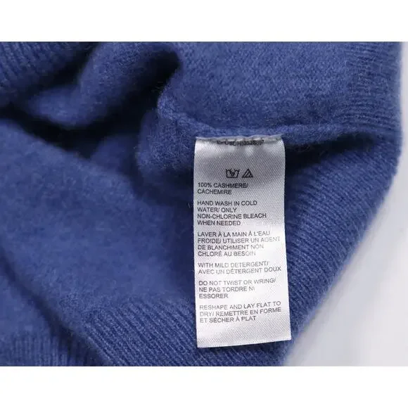 Saks Fifth Avenue Mens 100% Cashmere V-Neck Sweater Large